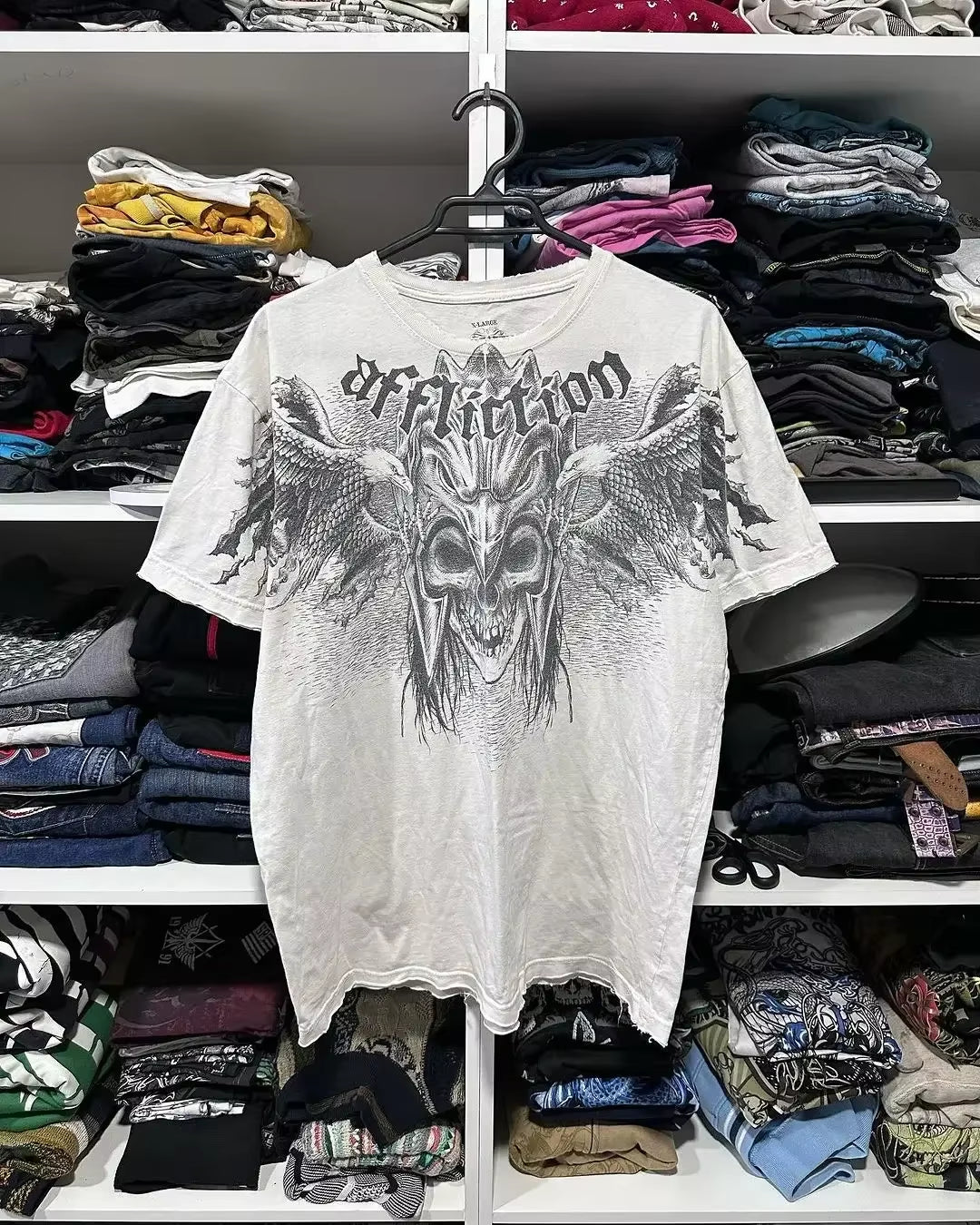 Y2K Long Sleeved T Shirt Autumn New Retro Hip Hop round Neck Oversized T Shirt Men Women Casual Gothic Clothing Tops Streetwear