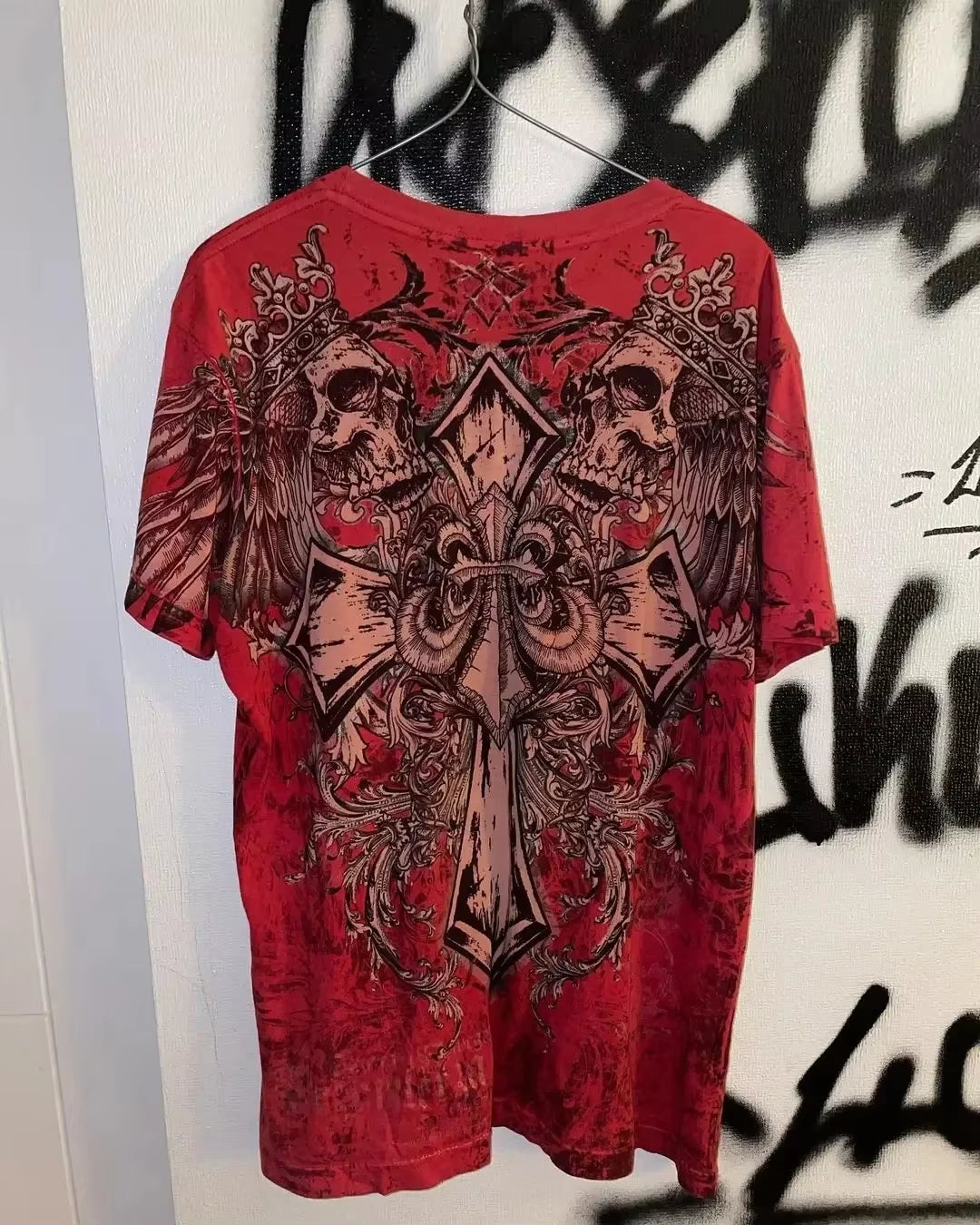 Y2K Long Sleeved T Shirt Autumn New Retro Hip Hop round Neck Oversized T Shirt Men Women Casual Gothic Clothing Tops Streetwear