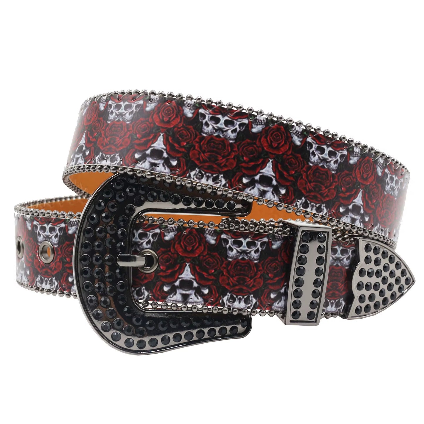 Hip Hop Diamond Wide Colour Belt Fashion Rhinestone Vintage Buckle Belt Y2K BB Bek Belt