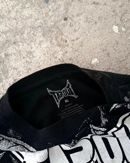 Y2K Long Sleeved T Shirt Autumn New Retro Hip Hop round Neck Oversized T Shirt Men Women Casual Gothic Clothing Tops Streetwear